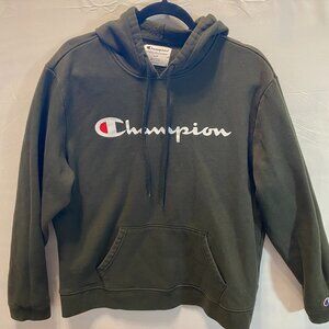 Champions Hoodie Dark Green Men's Size Extra Large XL Pre Owned Good Condition